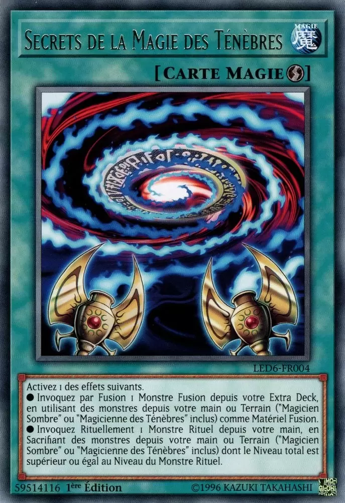 Pack du Duelliste - Les Duellistes Légendaires : Le Héros Magique LED6 - Secrets de la Magie des Ténèbres