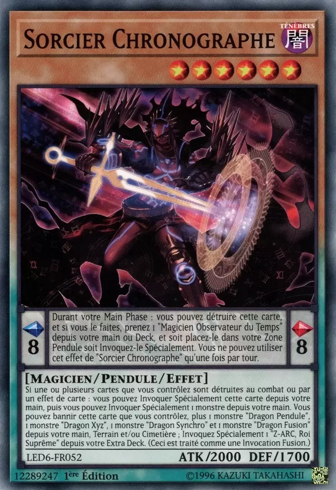 Pack du Duelliste - Les Duellistes Légendaires : Le Héros Magique LED6 - Sorcier Chronographe