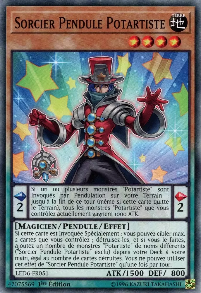 Pack du Duelliste - Les Duellistes Légendaires : Le Héros Magique LED6 - Sorcier Pendule Potartiste