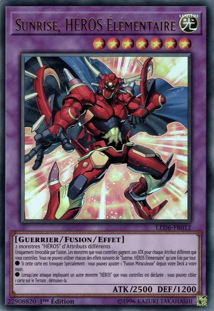 Pack du Duelliste - Les Duellistes Légendaires : Le Héros Magique LED6 - Sunrise, HÉROS Élémentaire