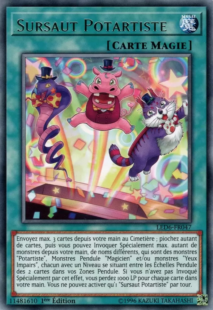 Pack du Duelliste - Les Duellistes Légendaires : Le Héros Magique LED6 - Sursaut Potartiste
