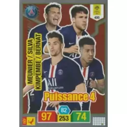 Thomas Meunier / Thiago Silva / Presnel Kimpembe / Juan Bernat - Paris Saint-Germain