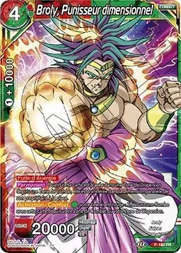 Dragon Ball Super Carte Promo FR - Broly, Punisseur dimensionnel