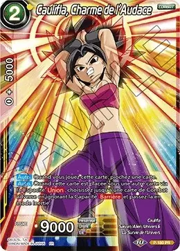 Dragon Ball Super Carte Promo FR - Caulifla, Charme de l\'Audace