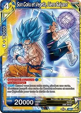 Dragon Brawl [DB1] - Son Goku et Vegeta, Liens Saiyans
