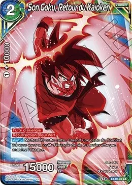 Namekian Surge [EX10] - Son Goku, Retour du Kaioken