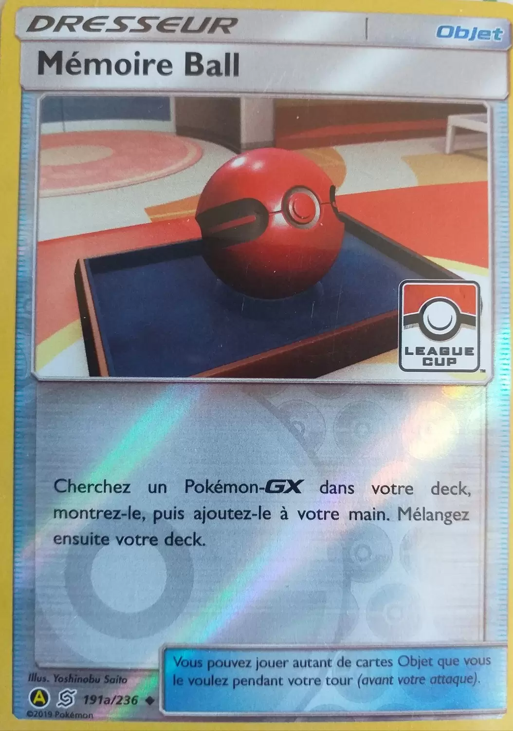 Cartes Pokémon Alternatives - Mémoire Ball Reverse League Cup