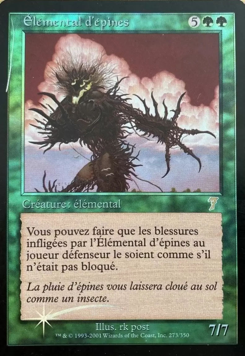 7ème Edition - Élémental d\'épines Foil
