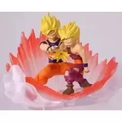 Goku et Gohan ssj2 kamehameha