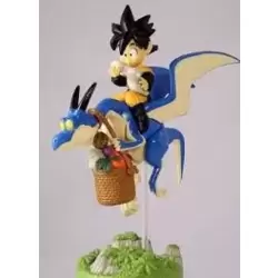 Goten et dinosaure