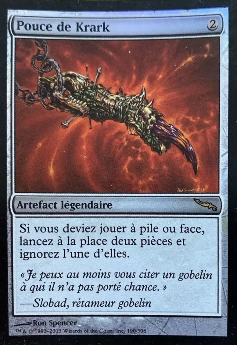Mirrodin - Pouce de Krark Foil