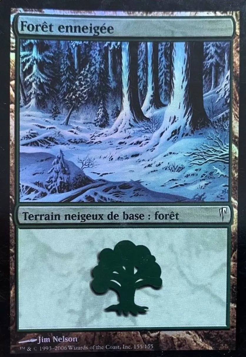 Souffle Glaciaire - Forêt enneigée Foil