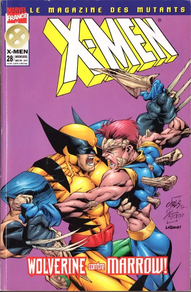 X-Men (Marvel France 1ere série - 1997) - Wolverine contre Marrow!