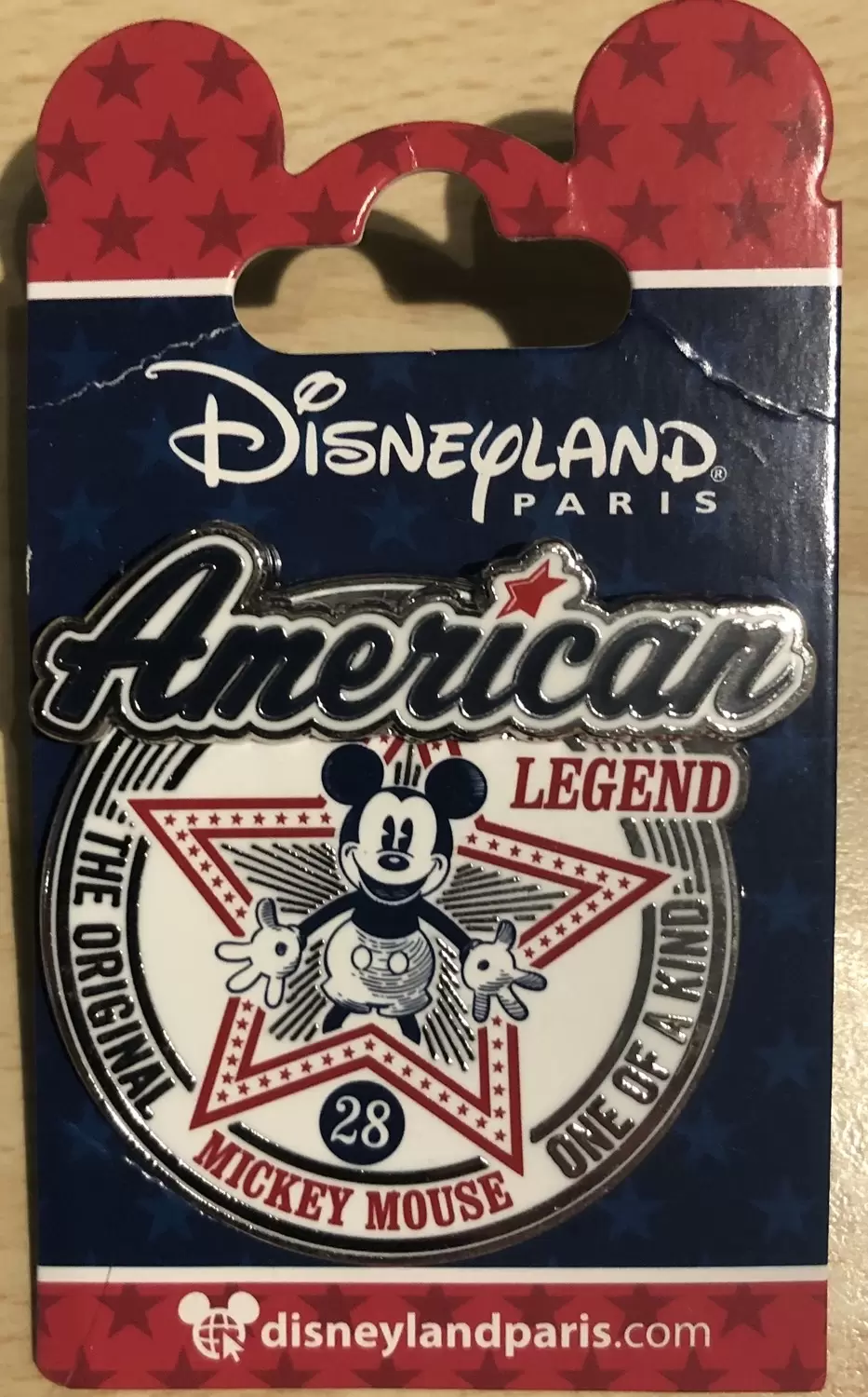 Disney Pins Open Edition - DLP - Americana - Mickey Mouse American Legend