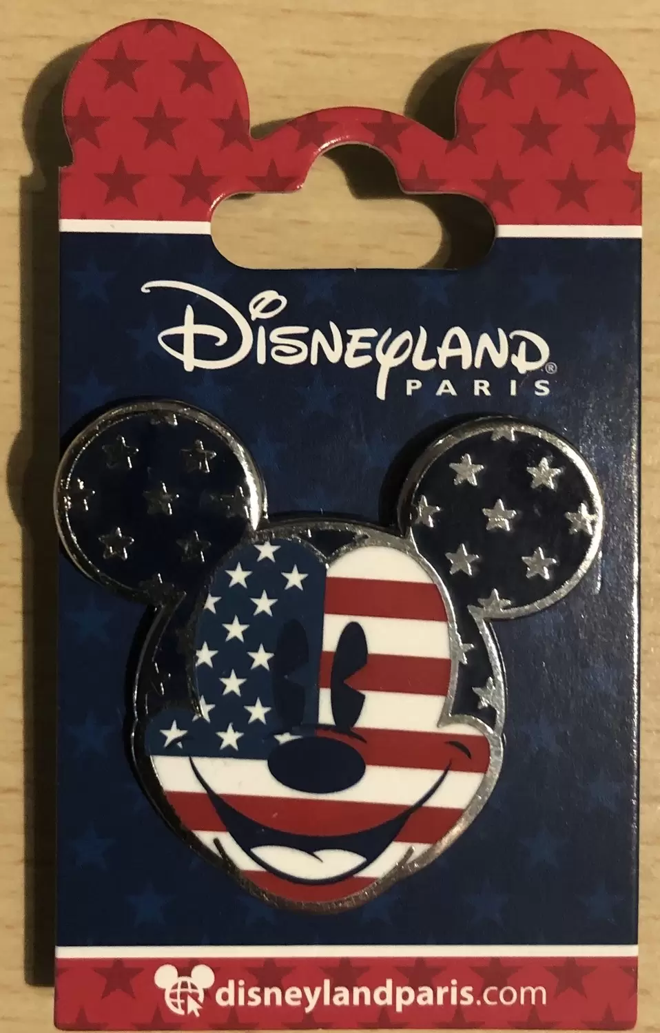 Disney Pins Open Edition - DLP - Americana - Mickey Mouse Head