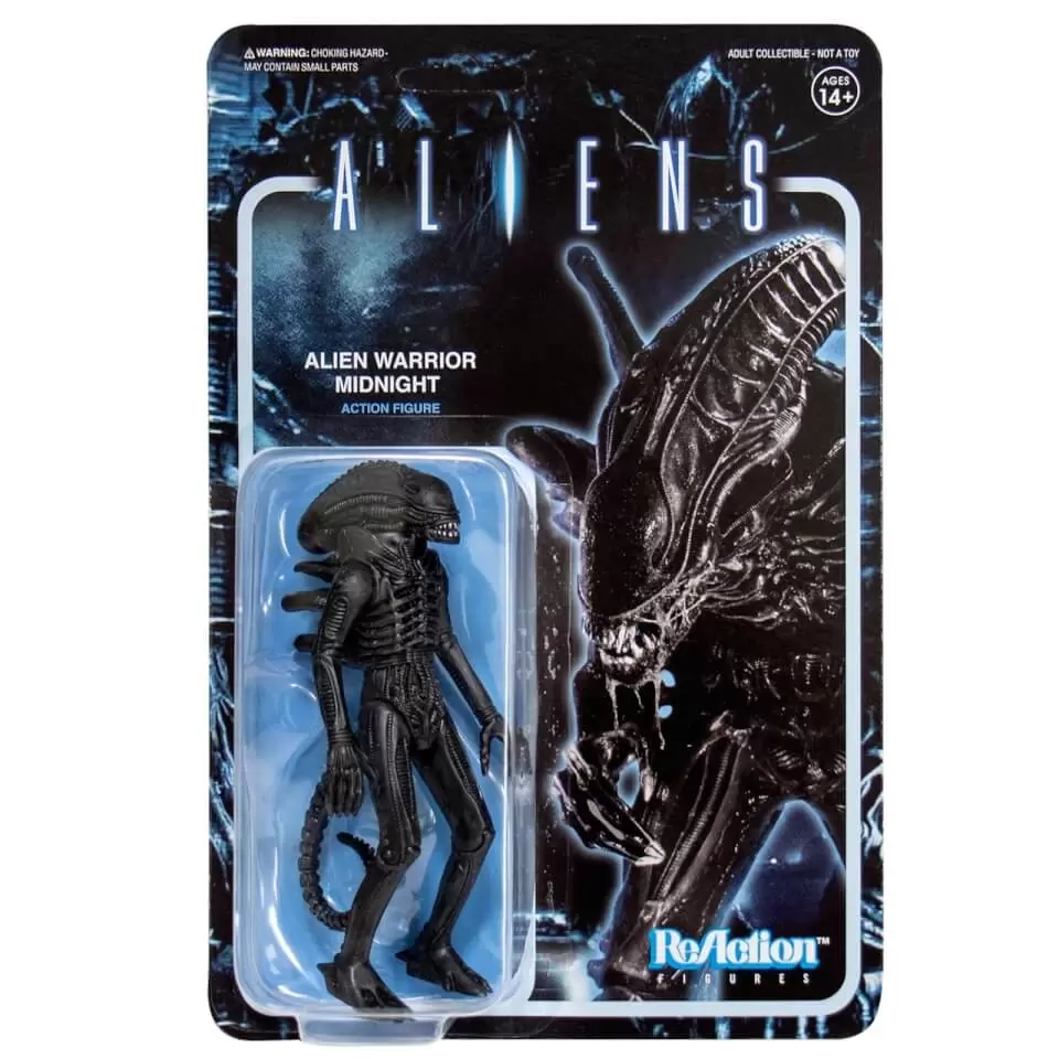 ReAction Figures - Aliens - Alien Warrior Midnight Black