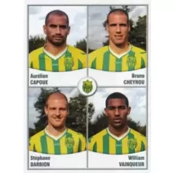Aurélien Capoue / Bruno Cheyrou / Stéphane Darbion / William Vainqueur - FC Nantes