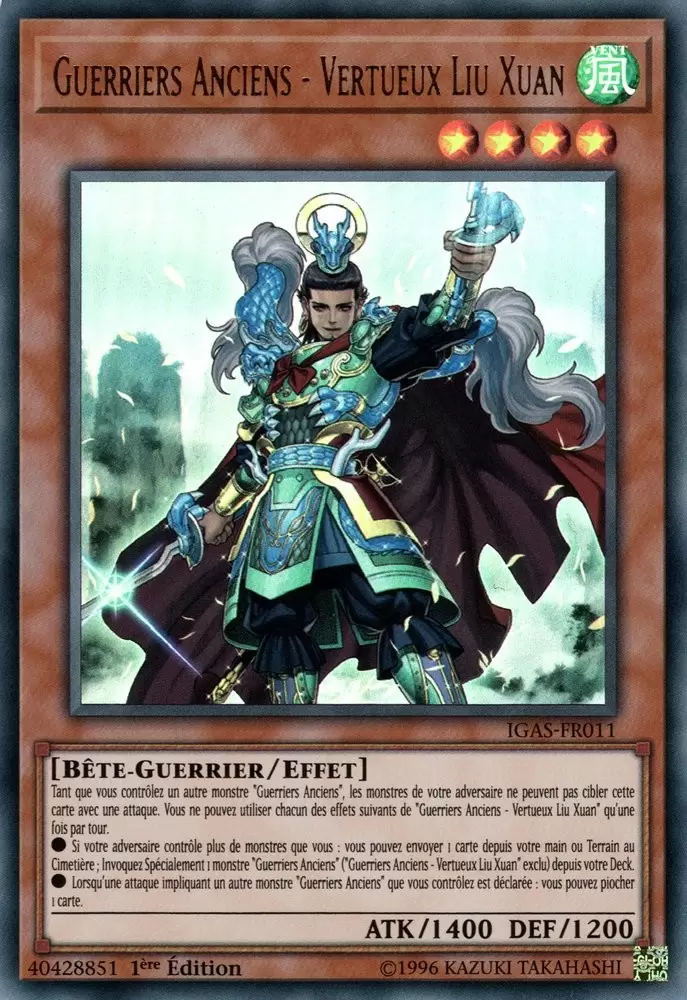 L\'Assaut de l\'Ignition IGAS - Guerriers Anciens - Vertueux Liu Xuan