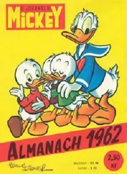 Le Journal de Mickey - Almanach - Année 1962