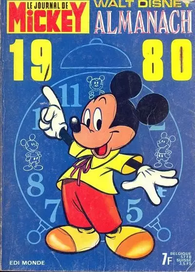 Le Journal de Mickey - Almanach - Année 1980