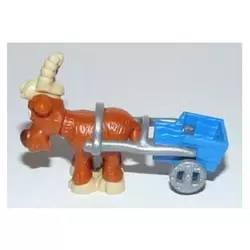 Chèvre Chariot Bords Découpés