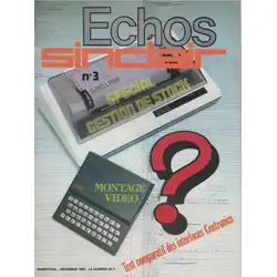 Echos Sinclair n°3