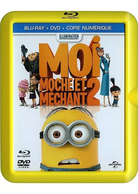 Film d\'Animation - Moi, Moche et méchant 2 [ Blu-Ray + DVD + Copie numérique ]