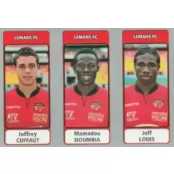 Joffrey Cuffaut / Mamadou Doumbia / Jeff Louis - Lemans FC