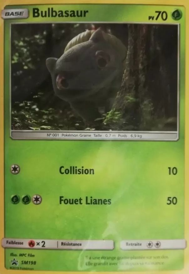 Cartes Promo Black Star Soleil et Lune - Bulbasaur