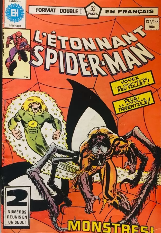 L\'étonnant Spider-Man (Editions Héritage) - Monstres !