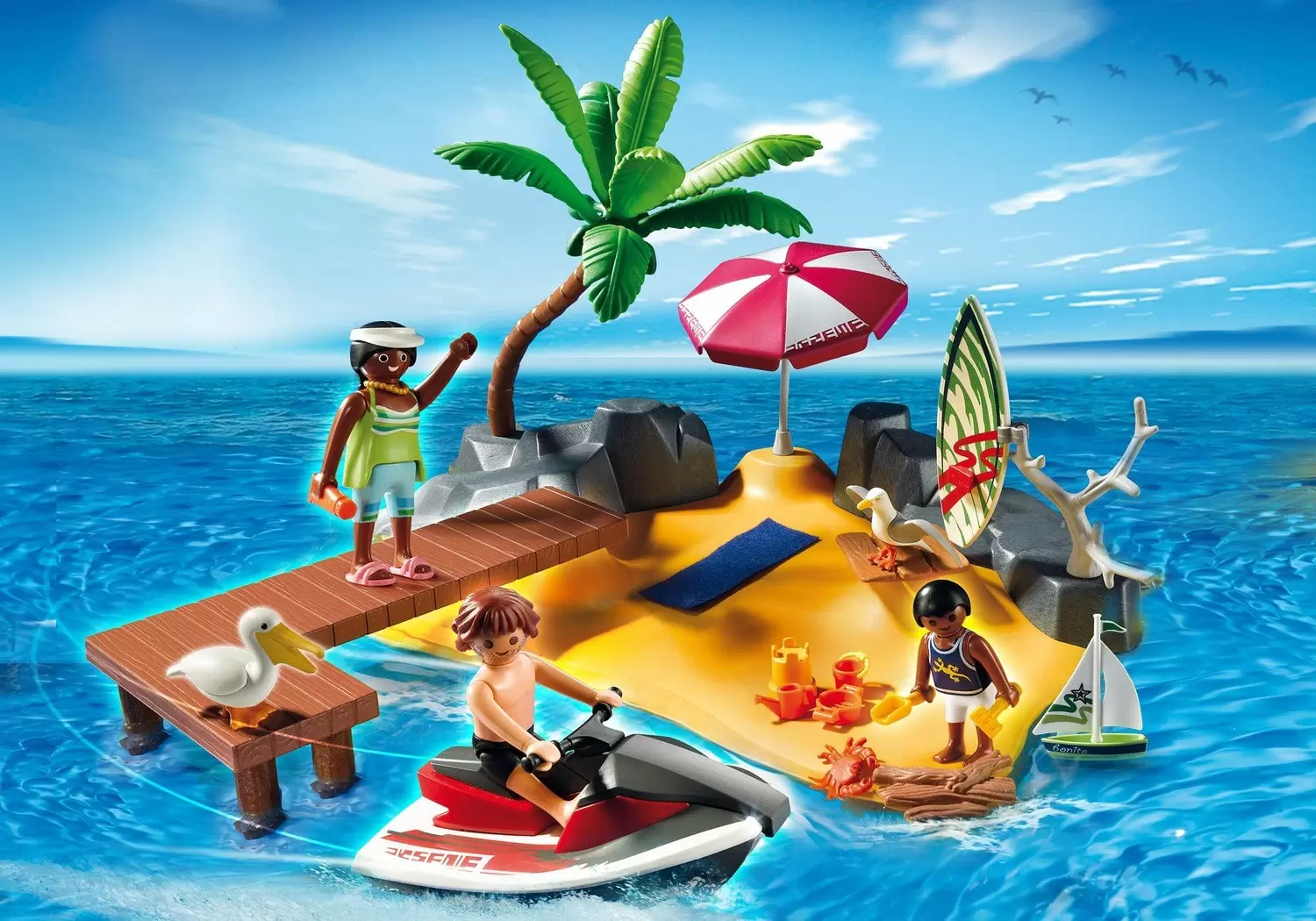 Playmobil en vacances - L\'ile de vacance
