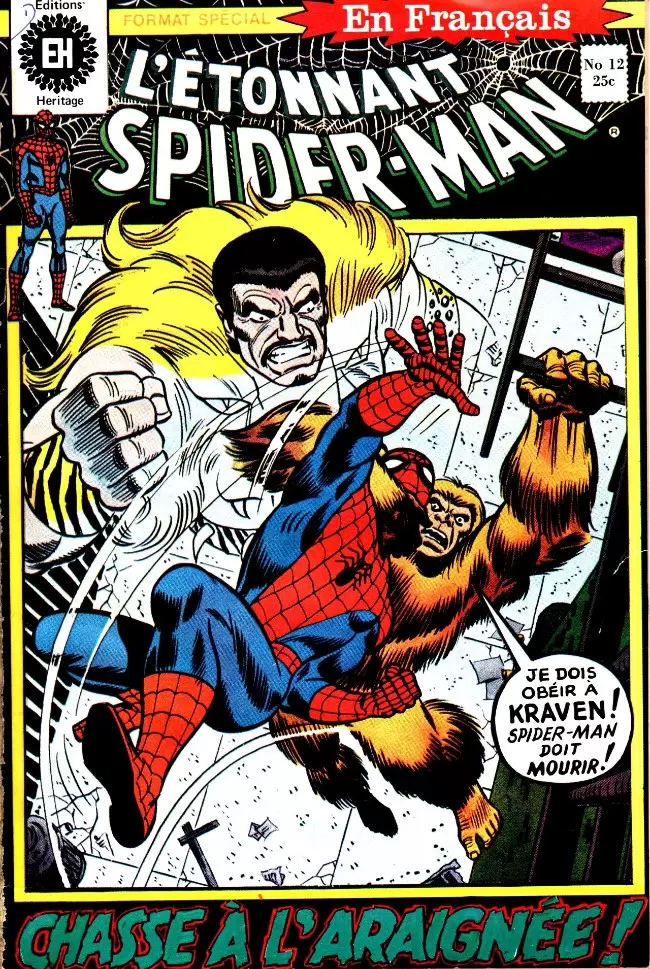 L\'étonnant Spider-Man (Editions Héritage) - Chasse à l\'araignée!