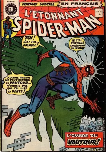 L\'étonnant Spider-Man (Editions Héritage) - L\'ombre du vautour !