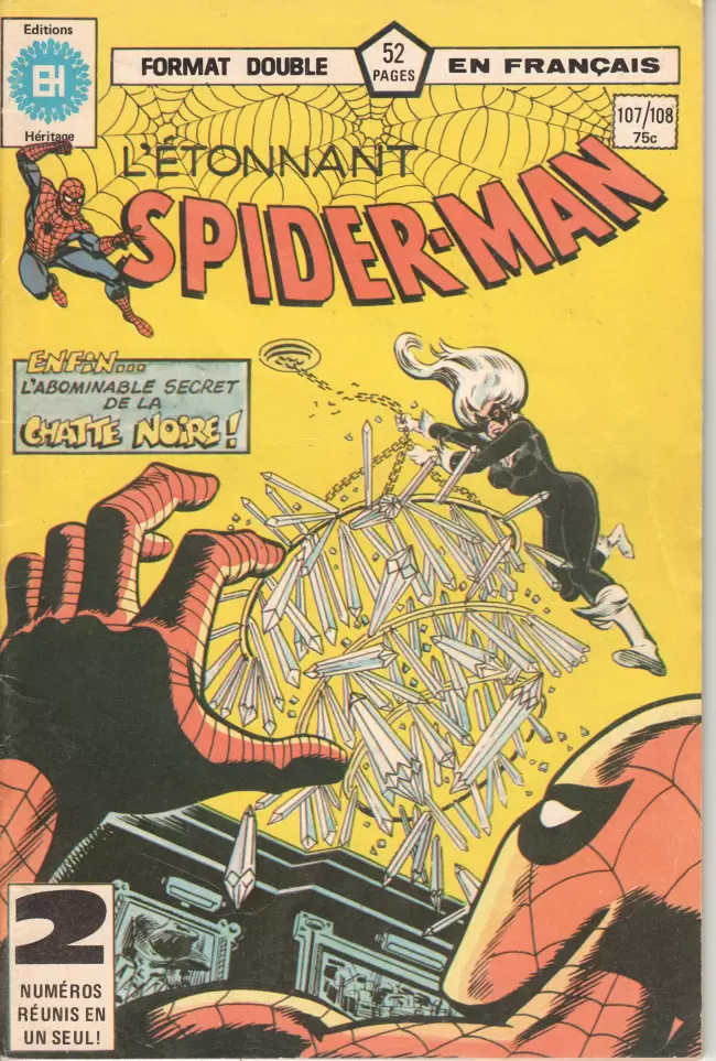 L\'étonnant Spider-Man (Editions Héritage) - La Chatte Noire retombe toujours sur ses pieds !