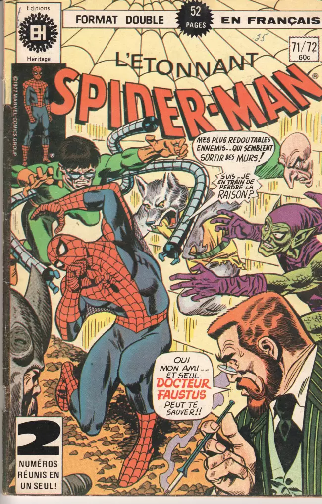 L\'étonnant Spider-Man (Editions Héritage) - La folie est toute dans le cerveau !