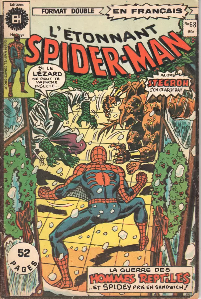 L\'étonnant Spider-Man (Editions Héritage) - La guerre des hommes-reptiles !