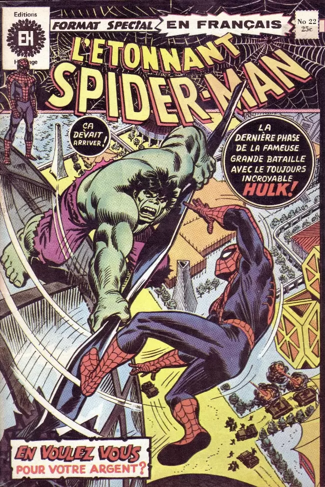 L\'étonnant Spider-Man (Editions Héritage) - La lutte et la furie!
