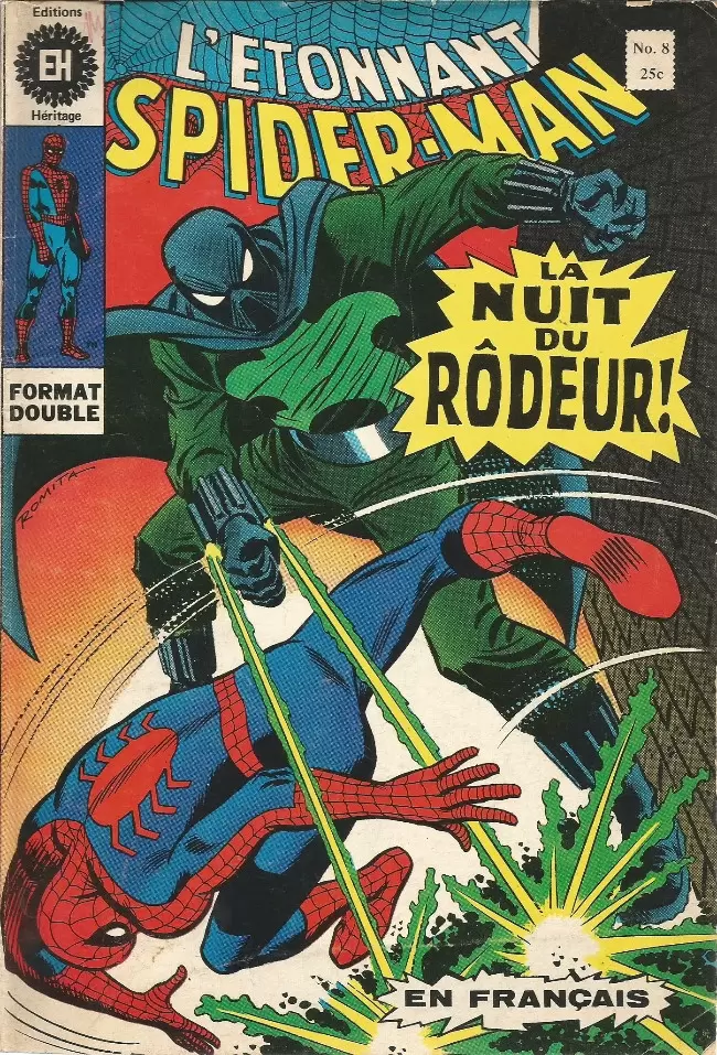 L\'étonnant Spider-Man (Editions Héritage) - La nuit du Rôdeur