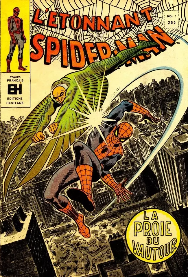 L\'étonnant Spider-Man (Editions Héritage) - La proie du vautour