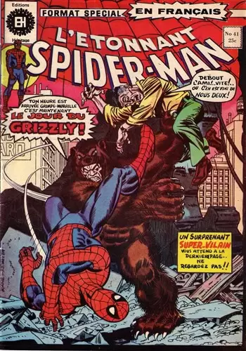 L\'étonnant Spider-Man (Editions Héritage) - Le jour du Grizzly !