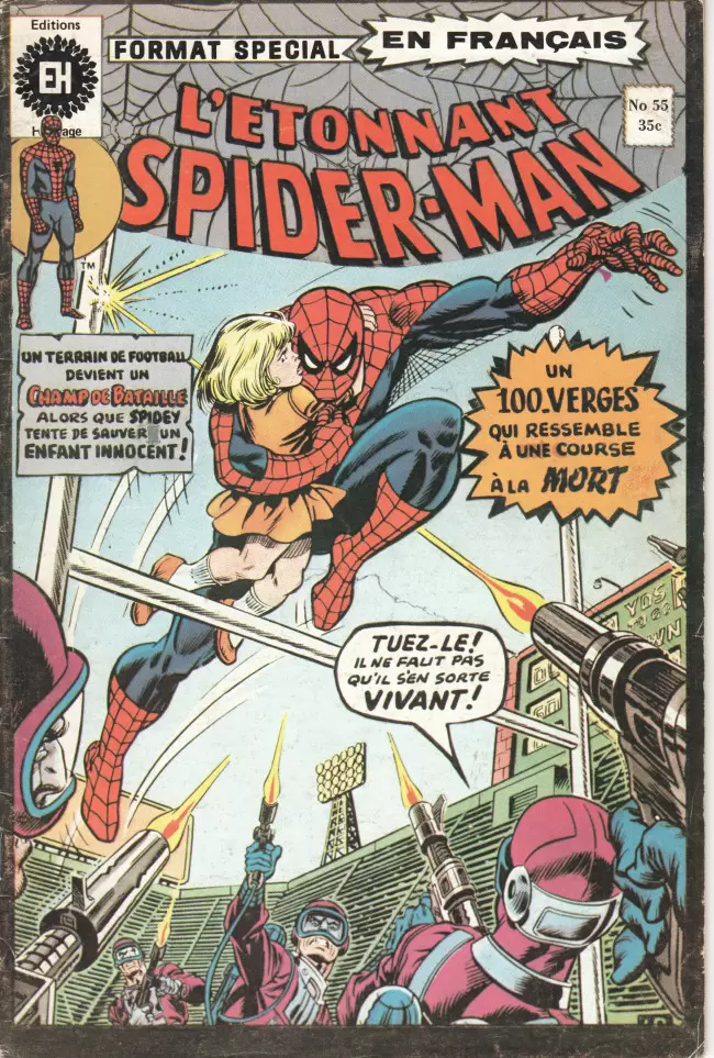 L\'étonnant Spider-Man (Editions Héritage) - Les 100 verges les plus longues !
