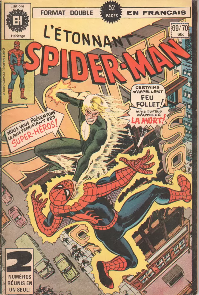 L\'étonnant Spider-Man (Editions Héritage) - Meurtre dans le vent !