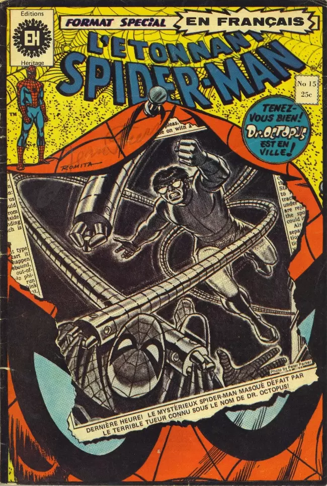 L\'étonnant Spider-Man (Editions Héritage) - On l\'appelle Docteur Octopus!