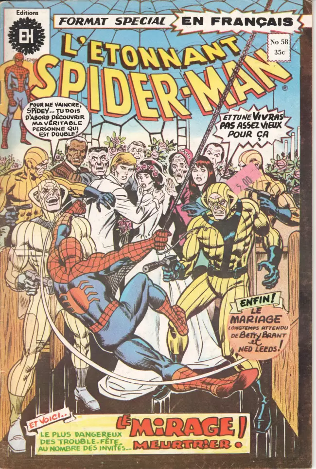 L\'étonnant Spider-Man (Editions Héritage) - Par un matin clair, on peut voir... le mirage !