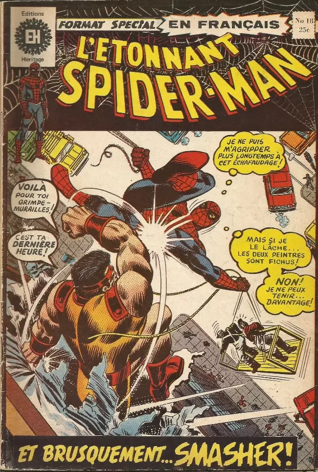 L\'étonnant Spider-Man (Editions Héritage) - Soudain arrive... le Smasher!