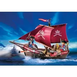 Playmobil series 18 pirate treasure island boat for sailboat