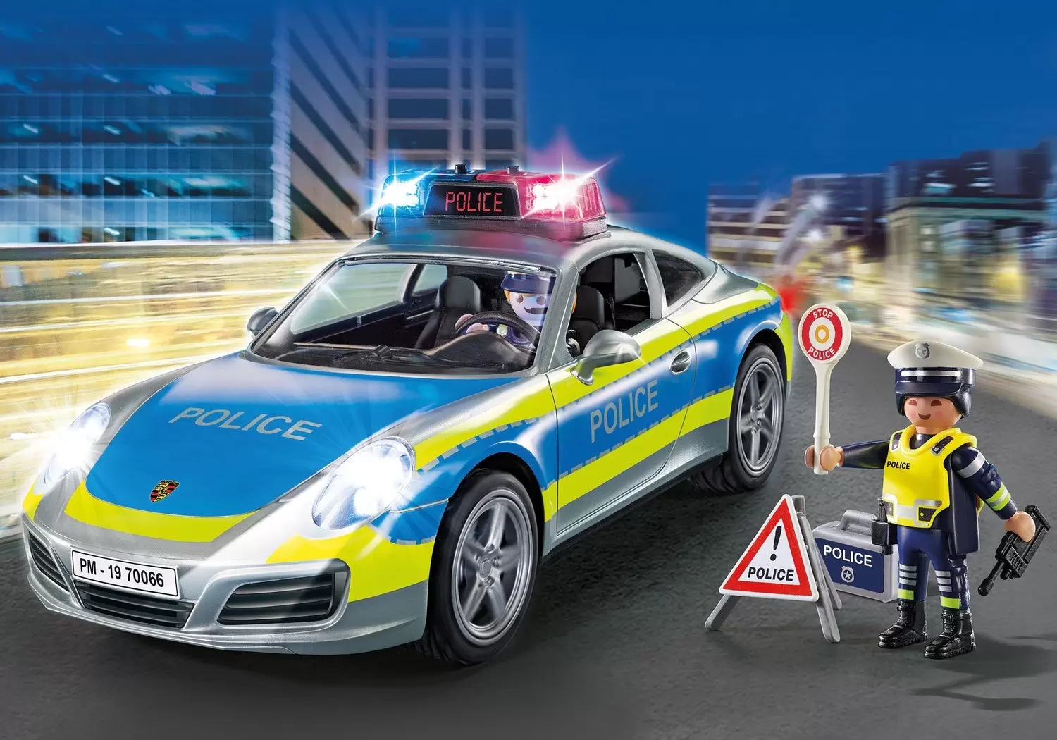 Police Playmobil - Porsche 911 Carrera 4S Police