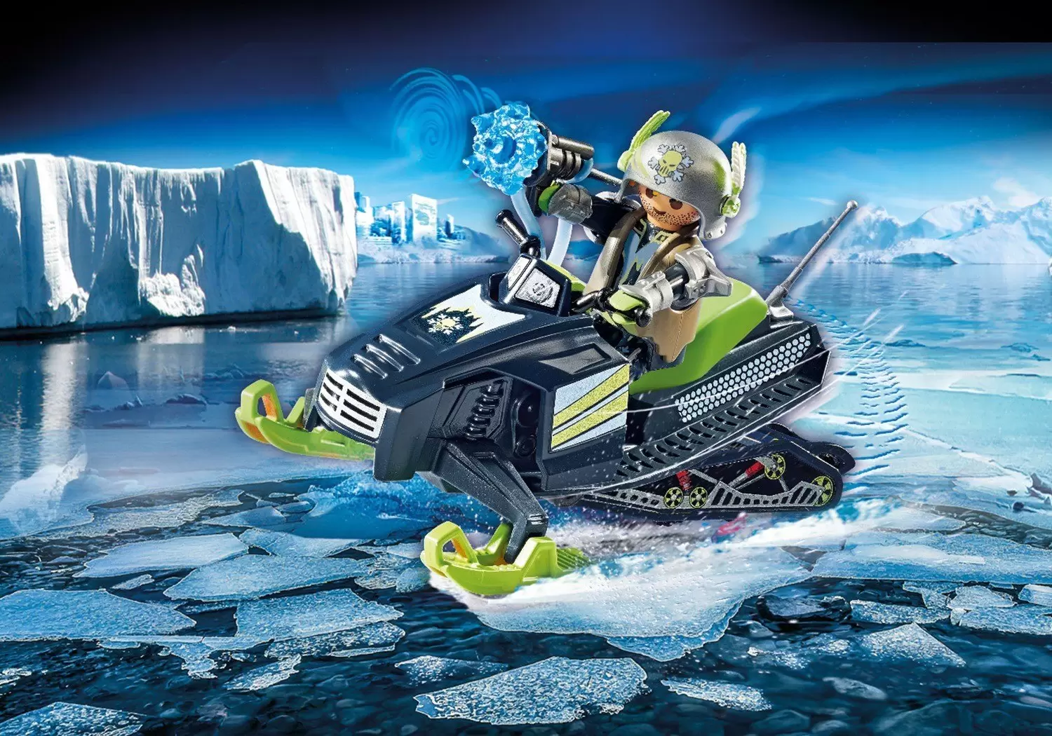Playmobil Top Agents - Rebelle arctique et scooter des neiges