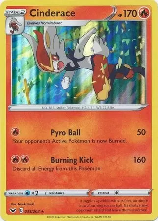 Sword & Shield - Cinderace Holo