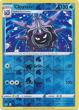 Sword & Shield - Cloyster Reverse